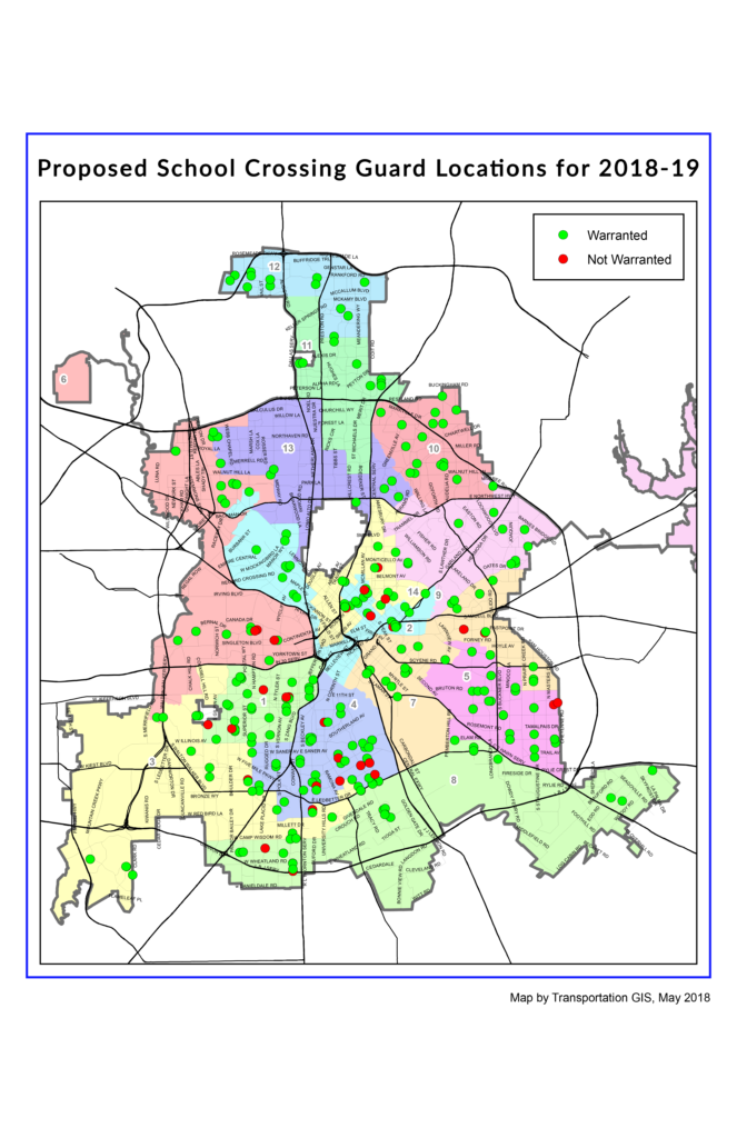 Dallas ensures students will be safe walking to and from school