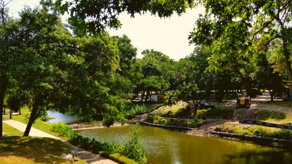 Erosion control improvements taking place at Turtle Creek