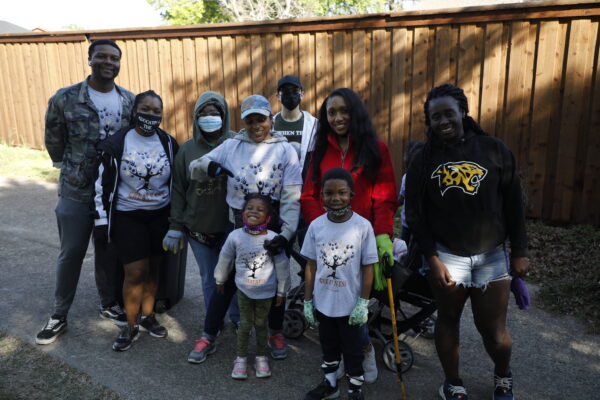 First grader leads the way in community cleanup