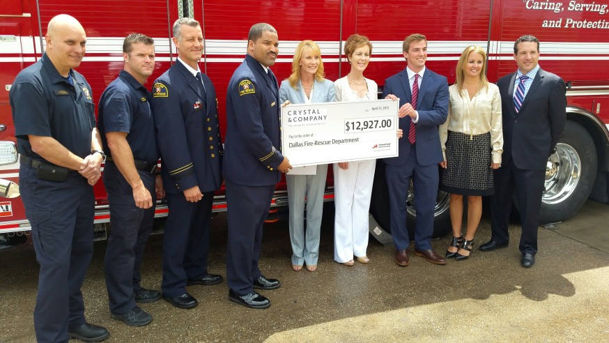 Paying it forward: local company’s donation aids firefighter training need