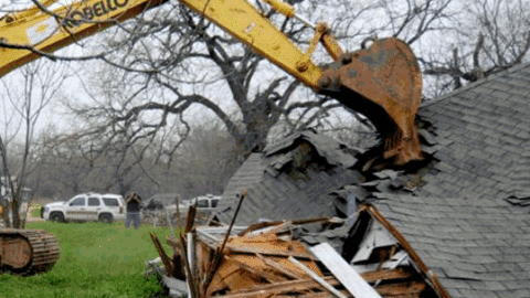 Texas National Guard again teams with the City to demolish house;  The effort is part of the Guard’s “Operation Crackdown” Program
