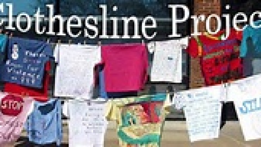 Love Field Clothesline Project supports Paint the Town Purple initiative