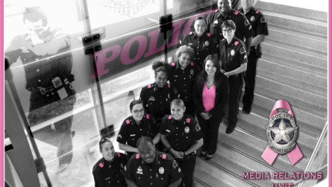 Dallas Police adds pink to blue uniforms for cancer awareness