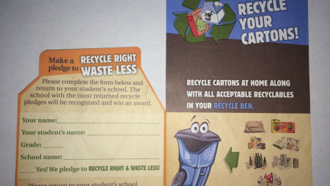 City teams up with DISD to reduce waste by recycling cartons at home and at school