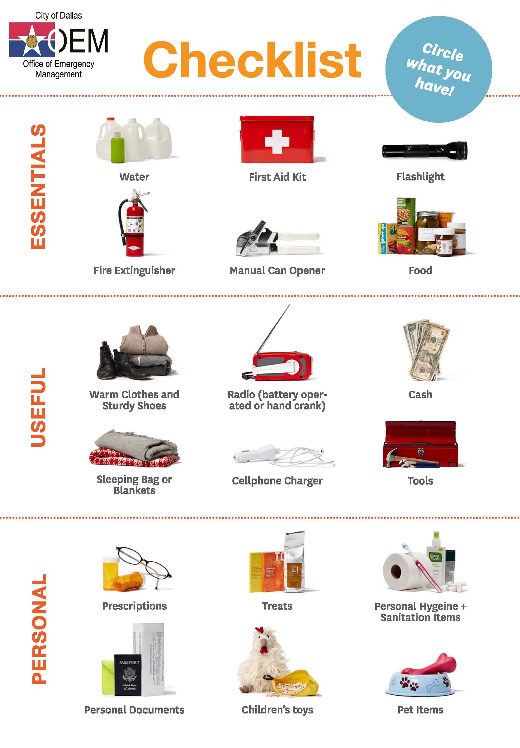 Do you have an Emergency Disaster Kit? - Dallas City News