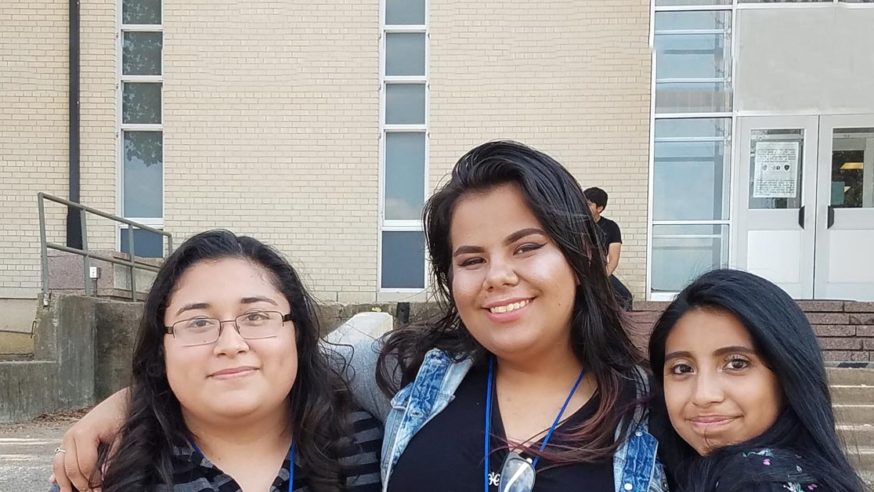 Skyline High School students work together to beautify the city