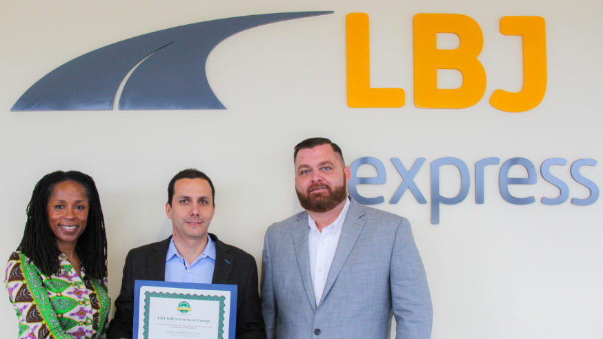 Dallas awards Green Building Certification to LBJ Infrastructure Group