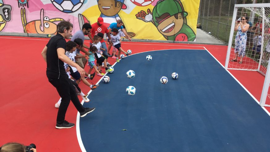 Underutilized City of Dallas tennis courts get new use as soccer play spaces