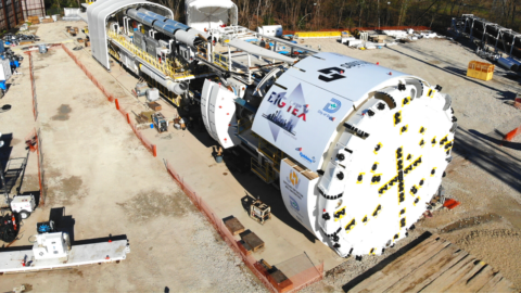 World’s largest hard rock water tunnel boring machine debuts in Dallas