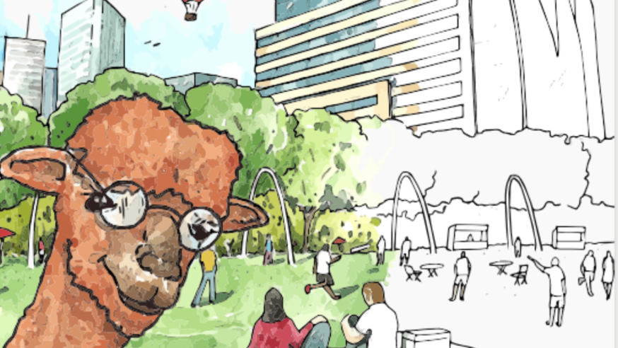 Meet Paul the Planning Alpaca, Planning and Urban Design’s new mascot