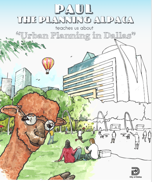 Meet Paul the Planning Alpaca, Planning and Urban Design's new mascot -  Dallas City News