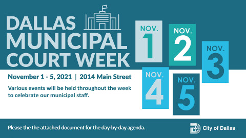 City of Dallas Celebrates Annual Municipal Courts Week