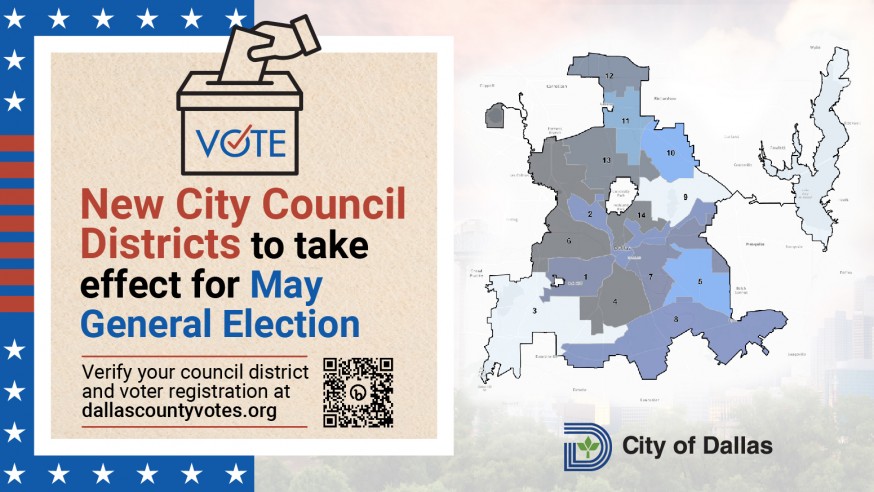New City Council Districts – May General Election