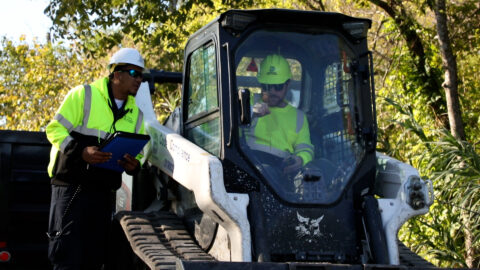 Class is in session with Heavy Equipment Training at the Code Compliance Services Department   